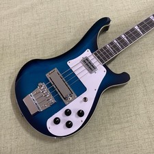 BLUE Bass Guitar 4STRINGS rosewood fretboard Chrome hardware US