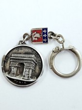 PORTE-CLES - Authentique Souvenir de PARIS - ARC de TRIOMPHE et TOUR EIFFEL -
