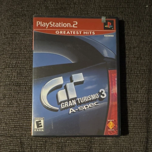 Gran Turismo 3 A-Spec Greatest Hits Sony PlayStation 2 PS2 w/Manual
