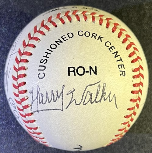 MLB Baseball mehrfach signiert handsigniert Rawlings Baseball - bitte lesen - Bild 3 von 7
