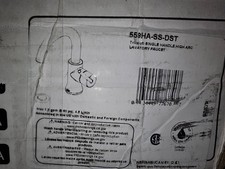 Delta 559HA-SS-DST Trinsic Single Hole, Single-Handle Stainless Bathroom Faucet