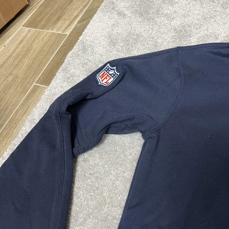 Толстовка с капюшоном молодежная Tennessee Titans XL 18/20 темно-синяя NFL футбол Nike пуловер - Изображение 3 из 4