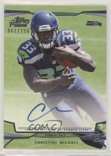 2013 Topps Prime Auto 61/250 Christine Michael #134 Auto 0a4v