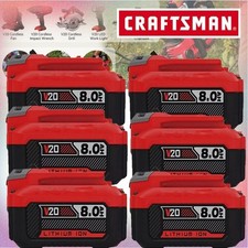20V 8.0AH For Craftsman 20V MAX V20 Lithium-ion Battery CMCB204 CMCB202 CMCB201