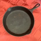 New ListingVTG Griswold # No 8 Cast Iron Skillet Pan 704 B Large Block Logo Sits Flat