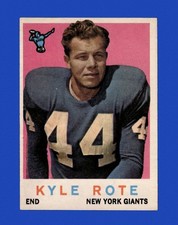 1959 Topps Set-Break #  7 Kyle Rote EX-EXMINT *GMCARDS*