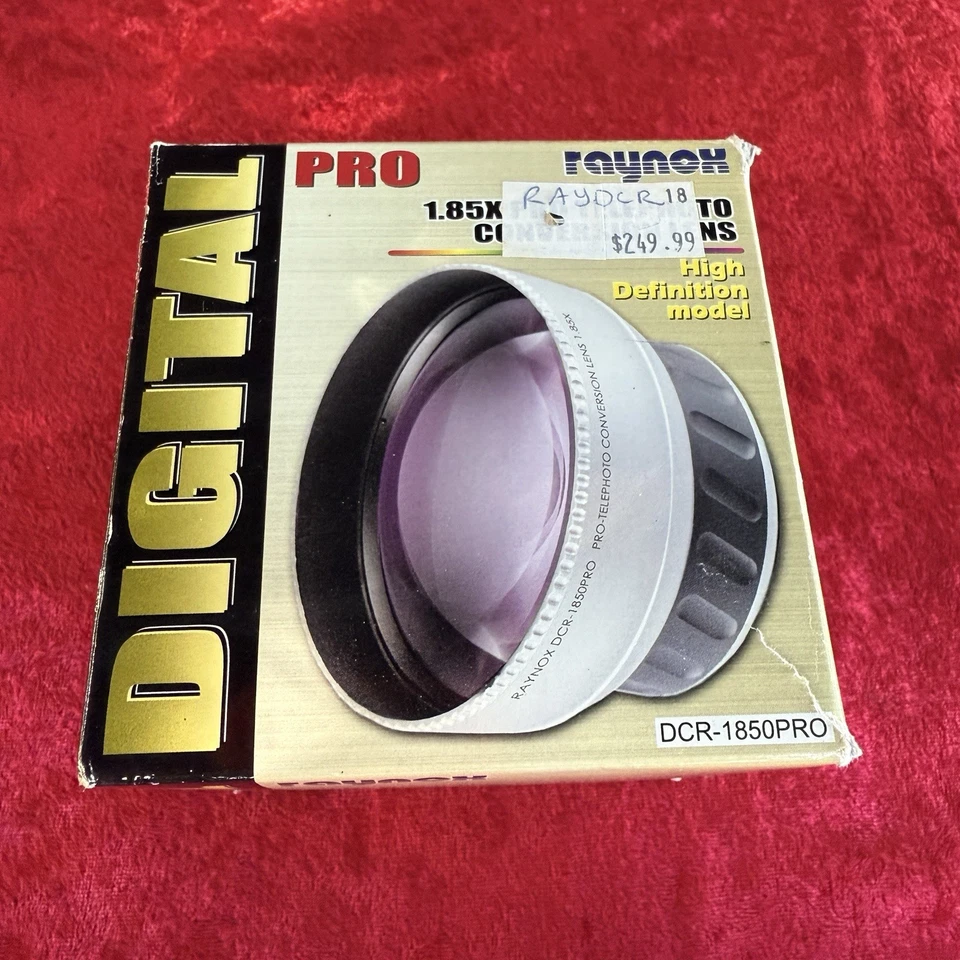 Raynox DCR-1850 Pro Telephoto Conversion Lens 1.85X - Image 2 of 4