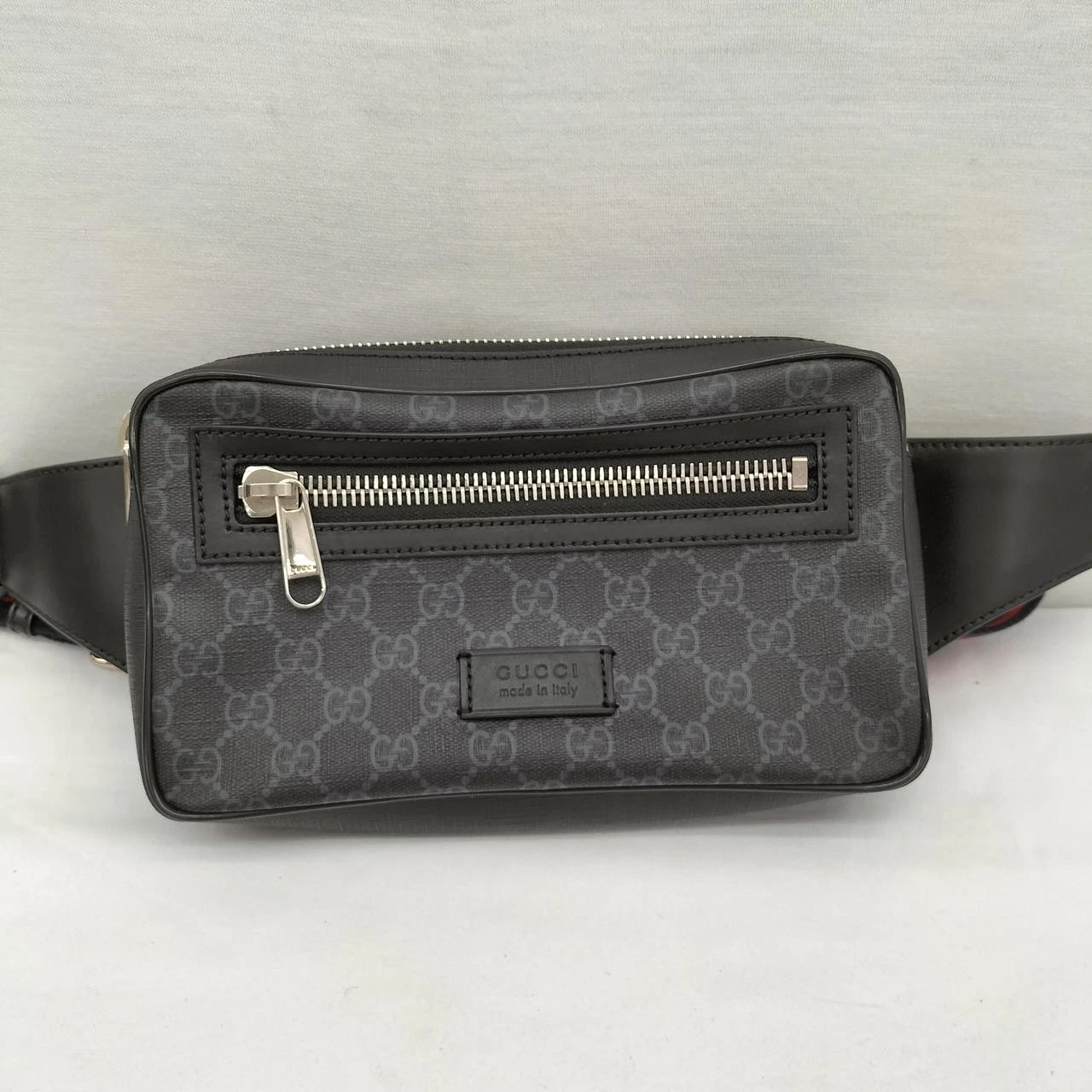 Sac GUCCI GG Supreme sac ceinture 474293 bon cadeau authentique 0419a