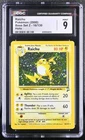 POKEMON 2000 BASE SET 2 RAICHU #16 HOLO ⭐️CGC 9 MINT⭐️