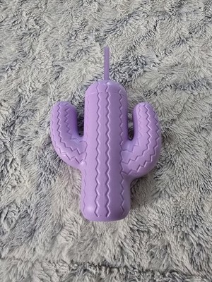 Purple Cactus Cup with Straw By Pink Sky 21 oz.