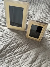 Vera Wang Wedgwood Photo Frames (X2) Cream & Silver Design