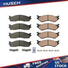 Front Rear Ceramic Brake Pads W Hardware Set For 2023-2025 Acura Integra