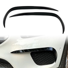 Schwarz Front Stoßstange Flosse Flaps für Mercedes Benz GLB X247 2020-2021 Schwarz Front Stoßstange Flosse Flaps für Mercedes Benz GLB X247 2020-2021