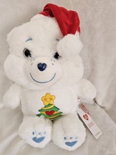 Care Bear Christmas Official Plush Doll Holiday Wish White Bear Care Bears 12 In