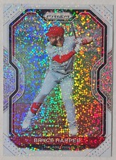 Bryce Harper 2021 Prizm Baseball #187 White Sparkle SSP Philadelphia Phillies