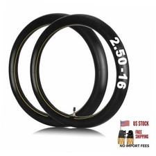 2-Pack 2.25/2.50-16" Inner Tube Replacement for XR 75 80 CRF 80F Dirt Bike