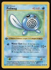 Poliwag Base Set Shadowless 59/102 1st Edition Common Pokemon LP!