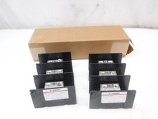 2 Pack Burndy 3 Pole 600V 6AWG To 350kcmil Power Distribution Terminal Blocks