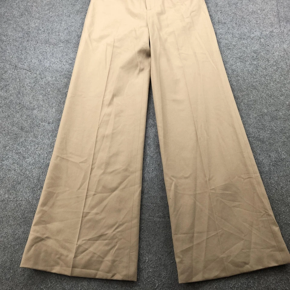 Pantalones Ralph Lauren para mujer 2 pantalones anchos de lana tostada mezcla de cachemir con etiqueta negra Foto 2 de 4