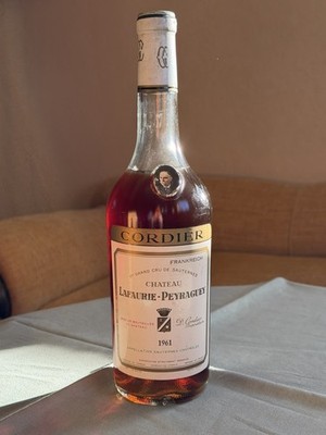 Chateau Lafaurie-Peyraguey 1er Grand Cru De Sauternes 1961, Sweet White Wine