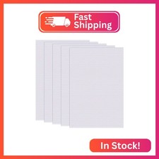 Pndeyo 5 Sheets 0.5mm White Fursuit Eyes Mesh, Waterproof Printable PVC Eye Mesh