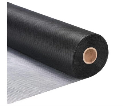 Fiberglass Window Screen Roll 72'' x 100' Black Mesh Replacement Screen