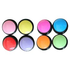 2X(8PCS Squeeze Sound Box Music Box Recordable Voice Sound Button Party4237