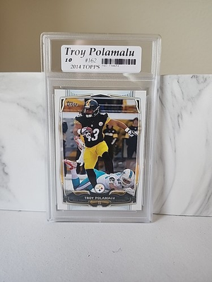 #ad 💎 💎 2014 Topps Troy Polamalu #162 💎 GRADED FGC10 💎 💎 $10.99