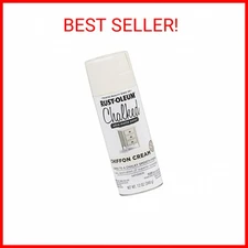Rust-Oleum 302596 Chalked Ultra Matte Spray Paint, 12 Oz, Chiffon Cream