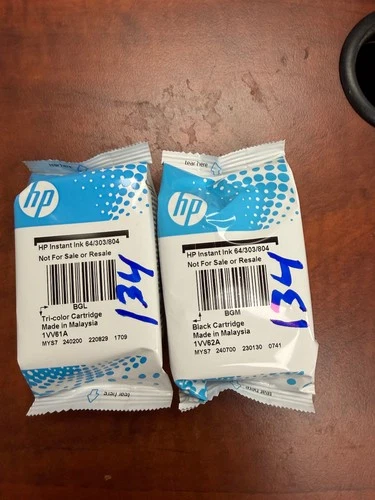MASSIVE LOT 752 Genuine HP 62  63 Black & Tri Color Instant Ink Cartridges READ