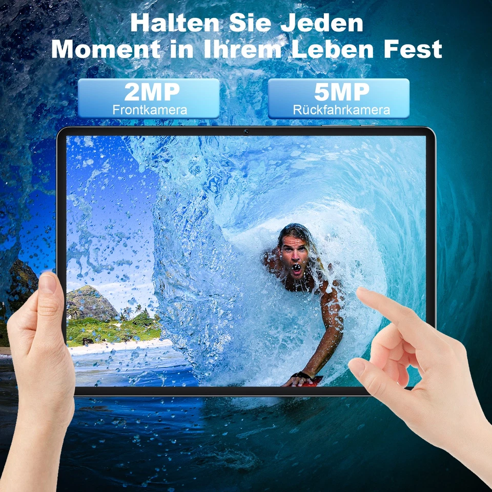 2025 NEU Tablet WiFi Android 12 Tablet 10.1 Zoll 2GB 64GB 5000 mAh WLAN Kamera - Bild 3 von 4