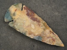 Mixed Color 3.2" Flint Spearhead Head Knife Tool Blade Arrowhead I-412