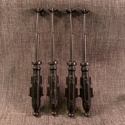 Vintage Star Wars X-Wing Fighter Laser Cannon Gun Lot 4pc Weapon Set 1978