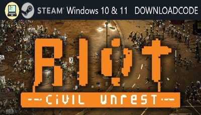 NEU PC Computer Spiel RIOT Civil Unrest für Windows 10 11 STEAM Downloadcode Key