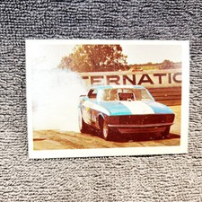 Vintage 1971 Ahra Drag Racing Card. Blue Max 1970 Mustang Funny Car. Fleer.
