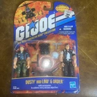 Hasbro 2000 G.I. Joe Dusty and Law & Order 2 GI Joe Action Figures Pack
