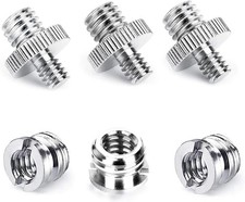 1/4" to 3/8" Tripod Adapter 3/8" to 1/4" Mounting Screws