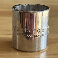 Proto Professional 13/16" Shallow Socket 3/8" Drive 12 Point 5226 USA