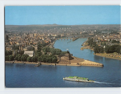 #ad Postcard Blick auf das Deutsche Eck Koblenz Germany $8.99