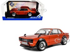 1970 NISSAN SKYLINE (C10) HAKOSUKA RHD ORANGE 1/18 DIECAST BY SOLIDO S1813003