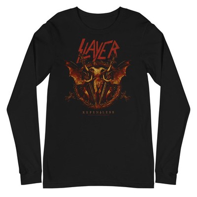Slayer Repentless Mens Long Sleeve Shirt Black