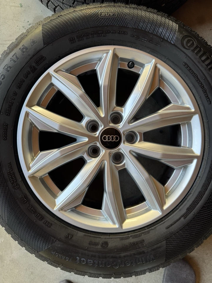 Audi Q5 Original Kompletträder mit Continental Winterreifen 235/65 R17 6-7mm - Bild 4 von 4