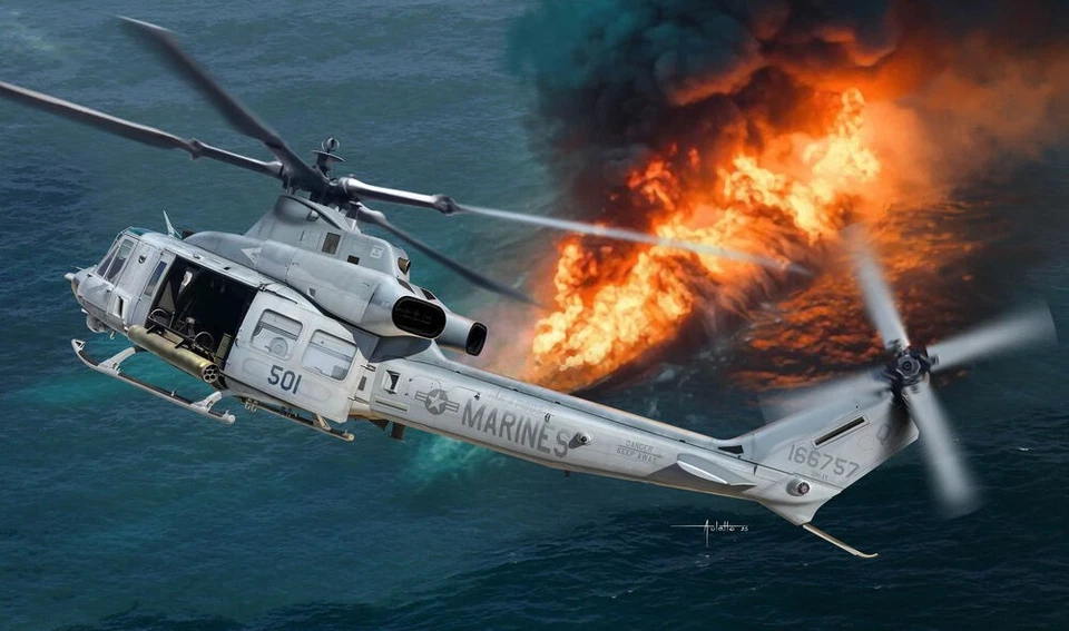 Trumpeter 05118 - 1:35 UH-1Y Venow - Neu