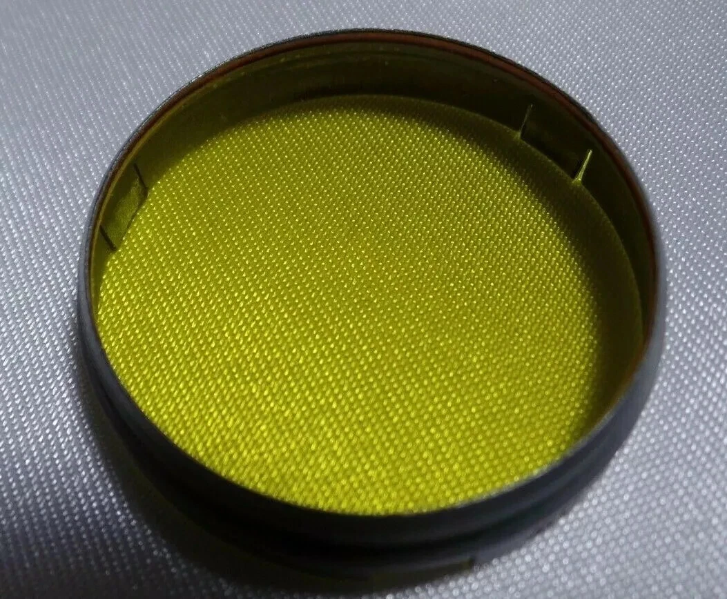 a Yellow 17 LZOS Slip On Ø36mm Russian Vintage light filter of Elmar Lens 3180