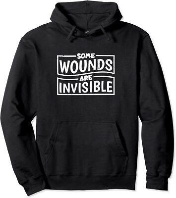 Some Wounds Are Invisible Mental Health Awareness Unisex Hooded Sweatshirt