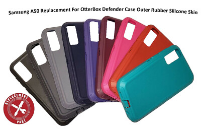 Samsung A50 Replacement For OtterBox Defender Case Outer Rubber Silicone  Skin