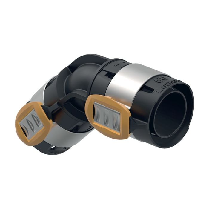 Geberit FlowFit Bogen 620065001 DN 40, Ø 50 мм, 45°
