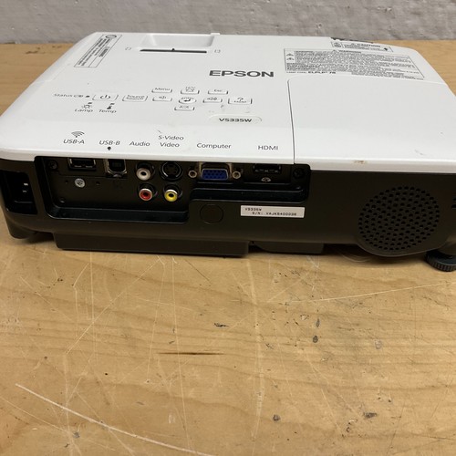 Epson VS335W WXGA 3 LCD Projector Tested and Working 100 Lamp Hrs NO REMOTE - Picture 5 of 5
