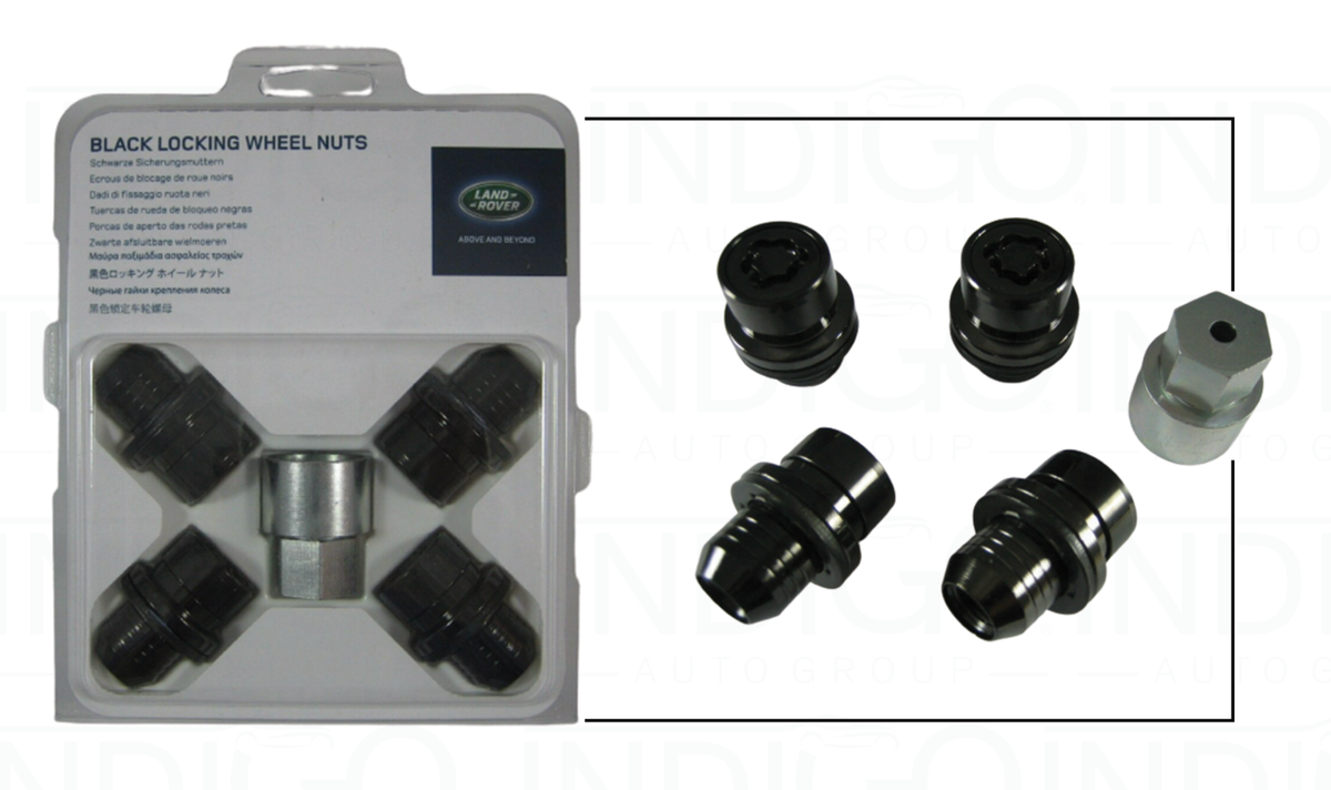 2006-2021 Range Rover / Sport Gloss Black Wheel Lock Lug Nut Set