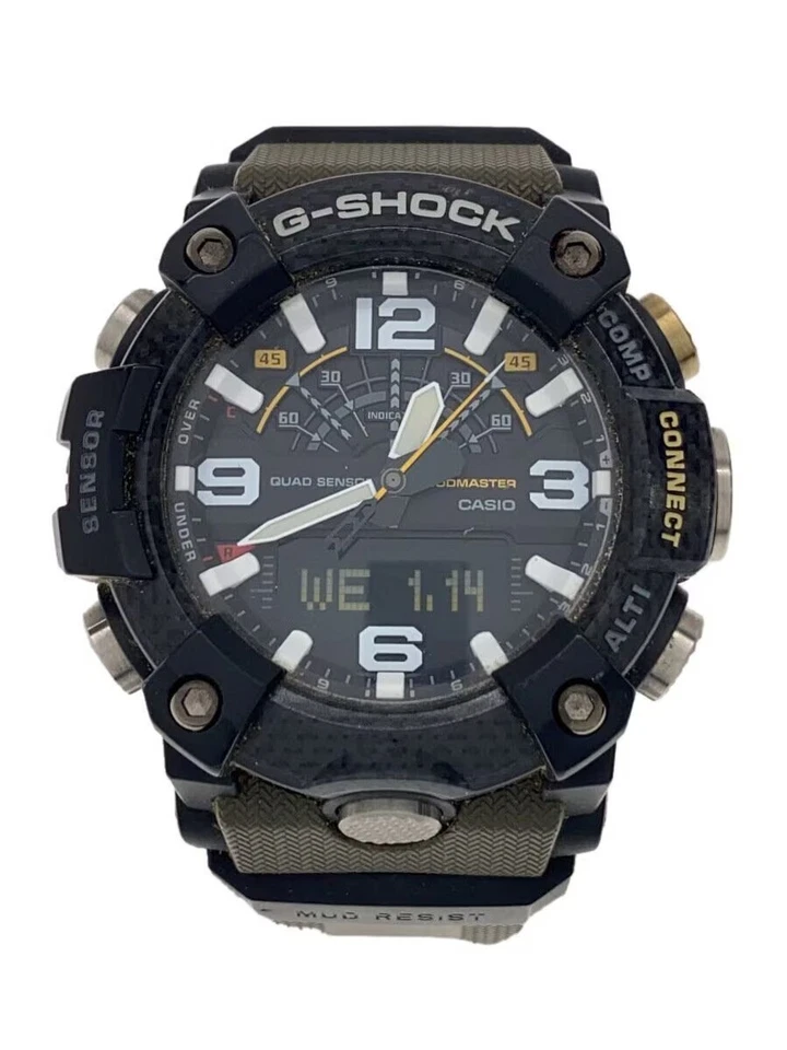CASIO G-SHOCK GG-B100-1A3JF Black/Khaki Resin Quartz Digital Analog Watch